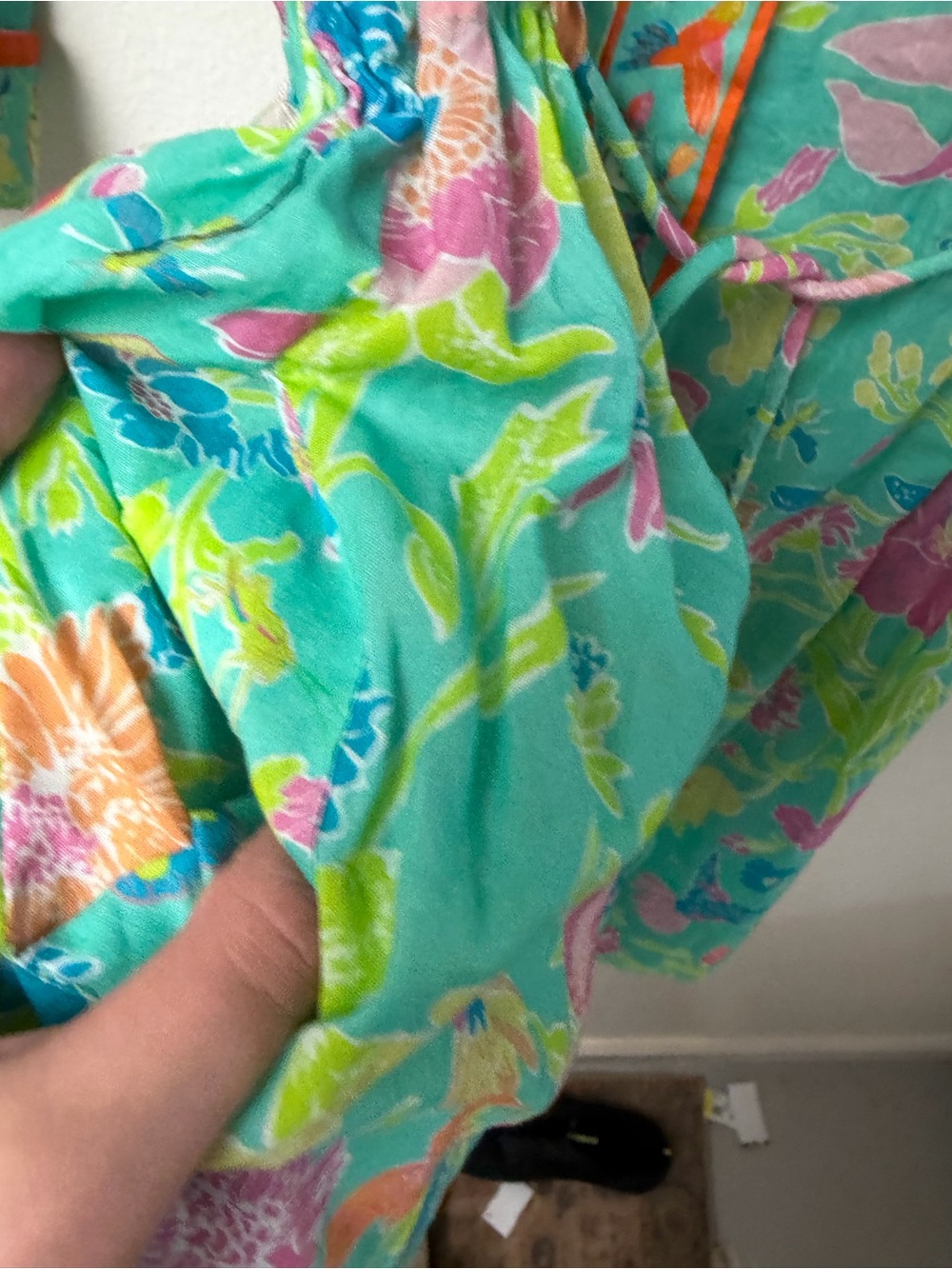 Gretchen Scott Cotton Pulley Dress Birds and Bees Size Medium - Picture 8 of 10